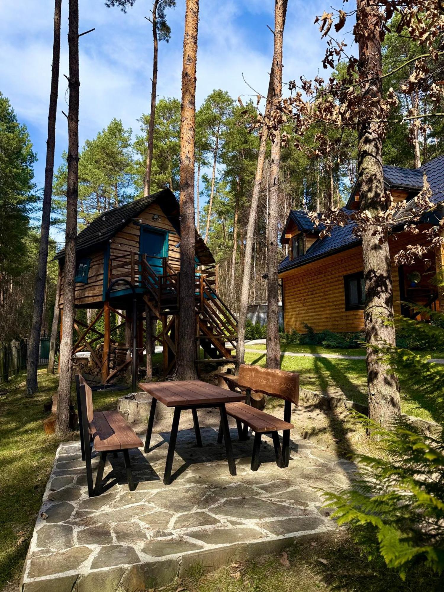 Domek W Lesie Nad Zalewem Chancza Экстерьер фото