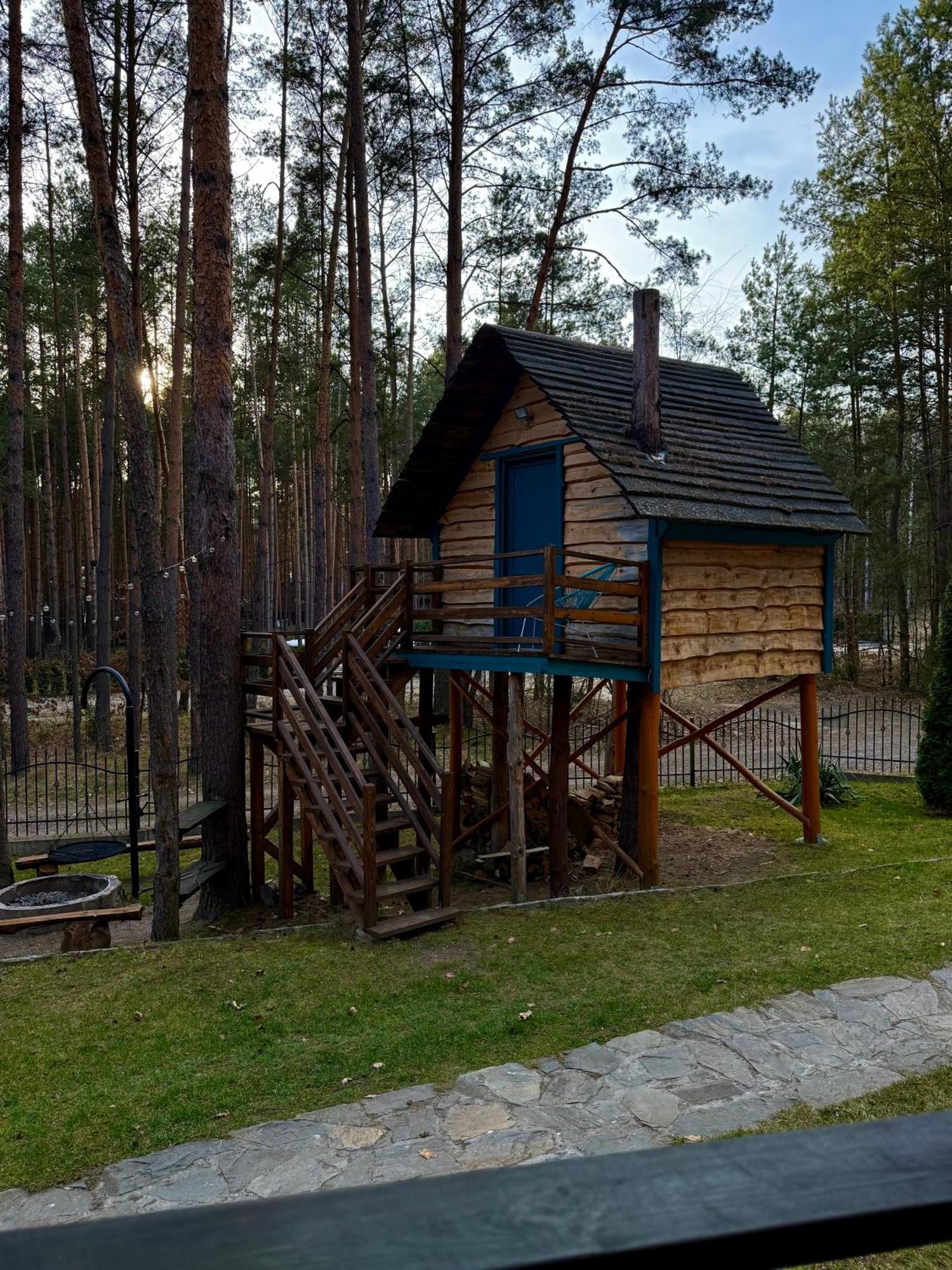 Domek W Lesie Nad Zalewem Chancza Экстерьер фото